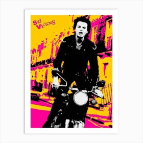 Sid Vicious sex pistols band music 2 Art Print