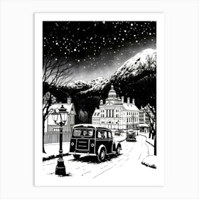 Scotland In Winter Art Print