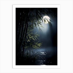 Full Moon In The Night Art Print