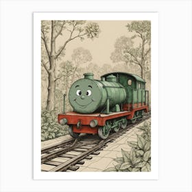 Thomas The Tank Engine 1 Art Print