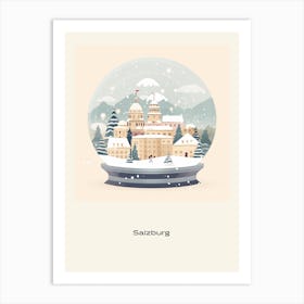 Salzburg Austria 1 Snowglobe Poster Art Print