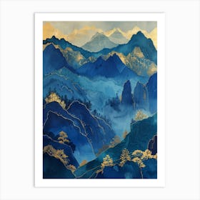 Blue Mountains 22 Art Print