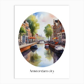 Summer in Amsterdam. 3 1 Art Print