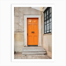 Orange Door Art Print