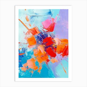 Abstract Colorful Painting 2 Art Print