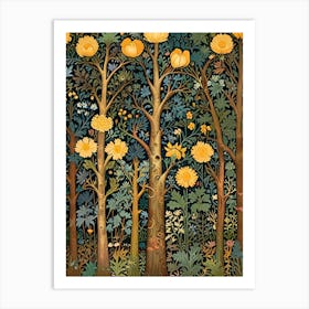 William Morris Forest Of Flowers Art Print