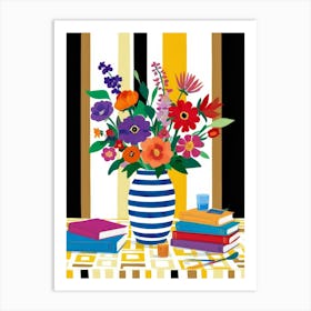 Flowers In A Vase 37 Art Print