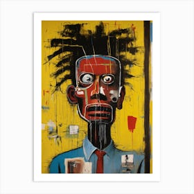 'The Man In The Yellow Tie' Art Print