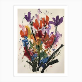 Flowers In A Vase 42 Art Print