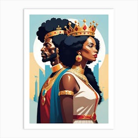 King And Queen 2 Art Print