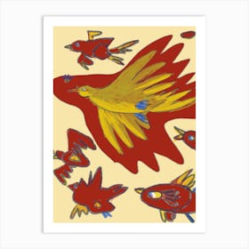 Bird In Flight Art Print