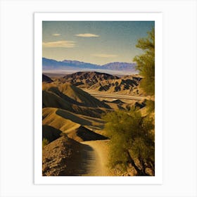 Death Valley National Park 2 United States Of America Vintage Poster Art Print