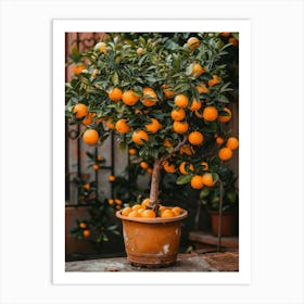 Tangerine Tree 1 Art Print