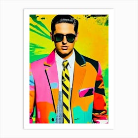 G Eazy Colourful Pop Art Art Print