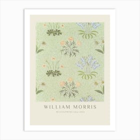 Wild Flowers , William Morris collection Art Print