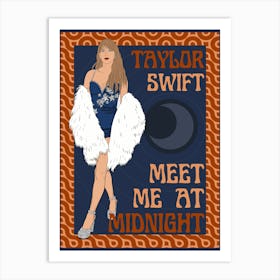 Taylor Swift Meet Me At Midnight Affiche