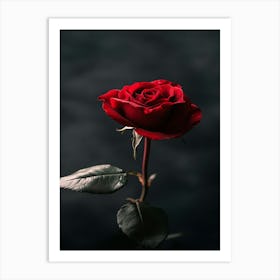 Dark Rose 123 Art Print