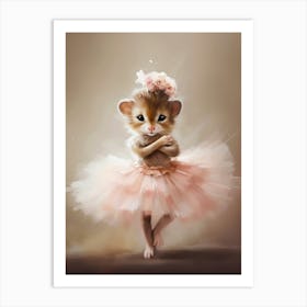 Mouse Ballerina Art Print