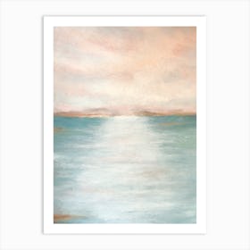 Pastel painting 'Sunset', Aga Szafranska Art Print