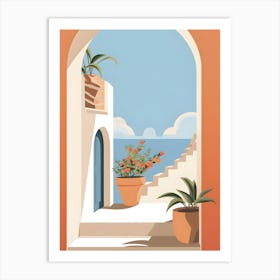 Doorway To The Sea Art Print