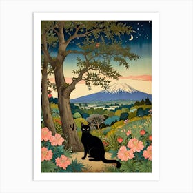 William Morris Cat In The Forest Art Print