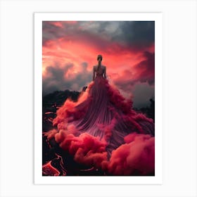 "Volcanic Glamour" Art Print