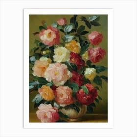 Camellia Painting 1 Flower Art Print