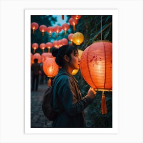 Chinese Lanterns 2 Art Print