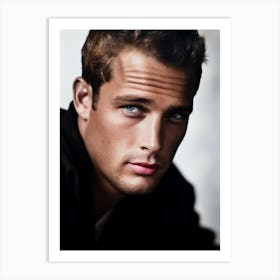 Color Photograph Paul Newman Art Print