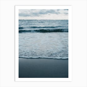 Morning Moment At The Beach Pastel Colour Ocean Photography Art Print