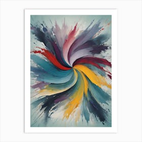 Abstract Swirl Canvas Print Art Print