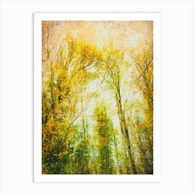 Embracing Autumn Art Print