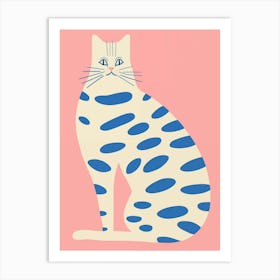 Artsy Cat Lover Art Print