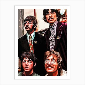 Beatles music band 2 Art Print