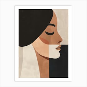 Woman'S Face 112 Art Print