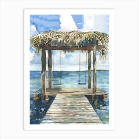 Swinging Hut Art Print