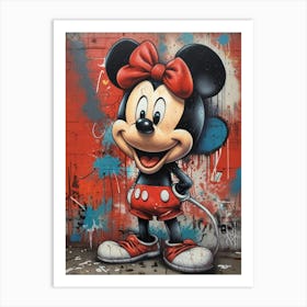 A beautiful Mickey Mouse Art Print