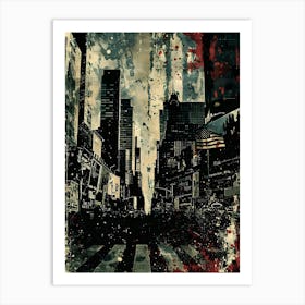 American City: Punk Aesthetic Wall Art Art Print