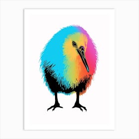 Andy Warhol Style Bird Kiwi 6 Art Print