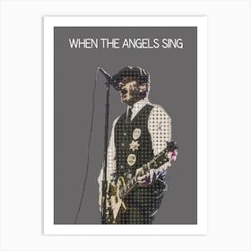 When The Angels Sing Mike Ness Social Distortion Art Print