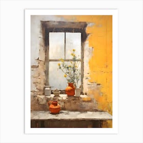 Old Stone Farm Warm Tones 5 Art Print