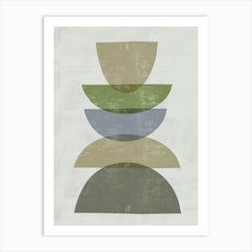 Stacks Of Bowls Art Print