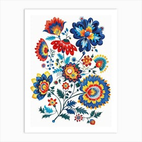 Russian Folk Art 1 Art Print