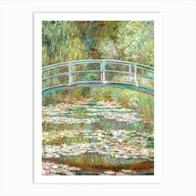 Bridge Over A Pond Of Water Lilies, Claude Monet Art Print