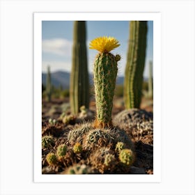 Cactus Flower 4 Art Print