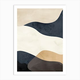 Drift Into Silence Minimalist Style Art Print