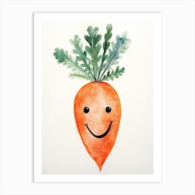 Friendly Kids Carrot 2 Art Print