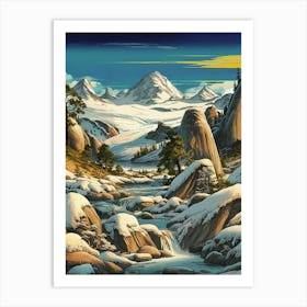 Winter Landscape 7 Art Print