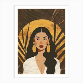 Afro-American Woman 71 Art Print