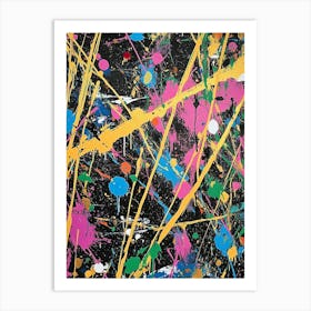 Splatter Painting 4 Art Print